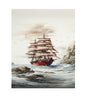 MS263 Metal Sign Wall Art Pirate Ship