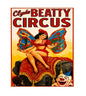 MS345 Vintage Style Metal Sign Clyde Beatty Circus