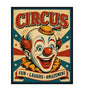 MS442 Vintage Style Metal Sign Circus Clown