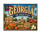 MS601 Vintage Style Metal Sign Georgia