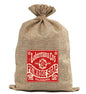 BUR64   Burlap Bag Vintage Style Bag Soap Primrose
