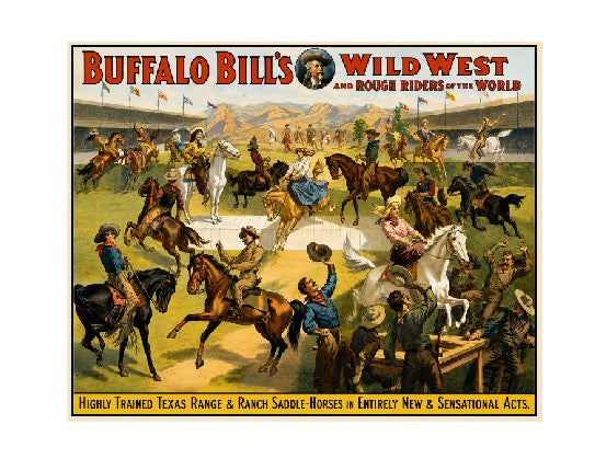 MS165 Crate Label Vintage Style Sign Metal Wall Deco Buffalo Bill