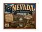 MS629 Vintage Style Metal Sign Nevada