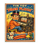 MS220    Vintage Style Tin Toy Metal Sign Piano Player
