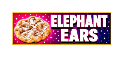 SS38 Metal Sign Elephant Ears