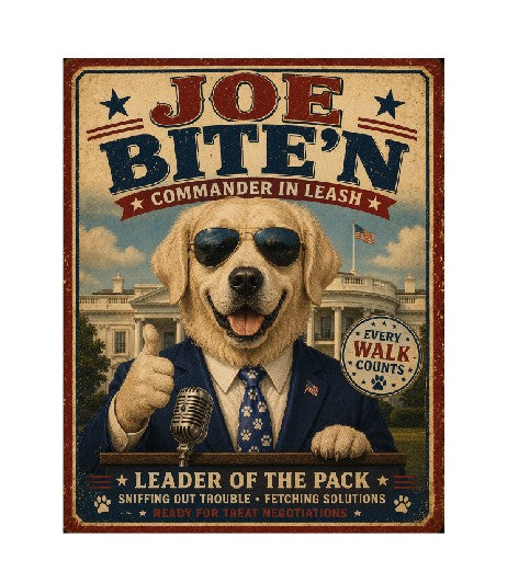 MS535 Vintage Style Metal Sign Funny Dog Sign