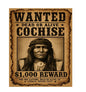 MS500 Vintage Style Metal Sign Wanted Cochise