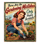 MS415 Vintage Style Metal Sign Gardening Funny Sign