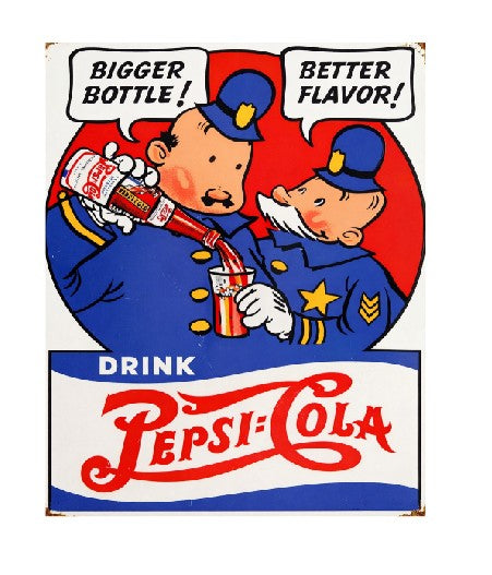 MS249 Vintage Style Metal Sign Soda Pepsi Cola