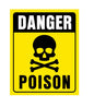 Vintage Style Metal Sign Danger Poison MS930