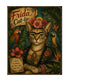 MS571 Vintage Style Metal Sign Funny Cat Sign