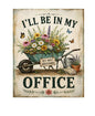 MS419 Vintage Style Metal Sign My Office