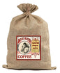 BUR50  Burlap Bag Vintage Style Bag Coffee Dixie Blend