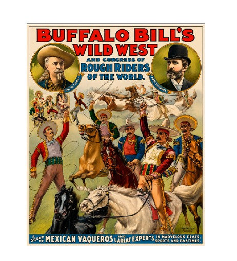 MS171 Crate Label Vintage Style Sign Metal Wall Deco Buffalo Bill