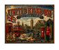 MS702 Vintage Style Metal Sign United Kingdom