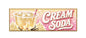SS29 Metal Sign Cream Soda