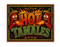 MS476 Vintage Style Metal Sign Hot Tamales