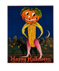 MS585 Vintage Style Metal Sign Happy Halloween