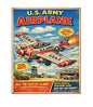 MS193 Vintage Style Tin Toy Metal Sign Airplane