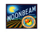 MS111  Crate Label Vintage Style Sign Metal Wall Deco Citrus Fruit Moon Beam