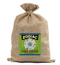 BUR45 Burlap Bag Vintage Style Bag Coffee Zodiac