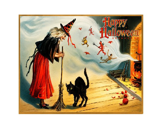 MS768 Vintage Style Metal Sign Halloween
