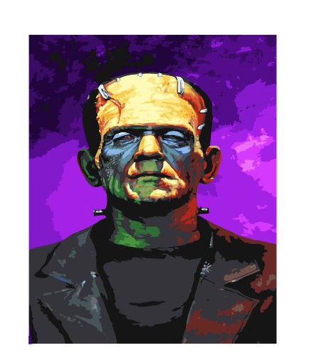 MS281 Vintage Movie Metal Sign Frankenstein