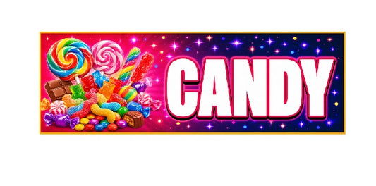 SS11 Metal Sign Candy