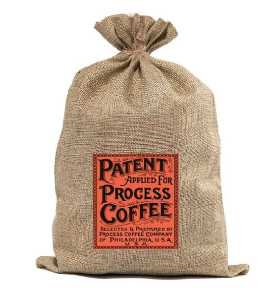 BUR43 Burlap Bag Vintage Style Bag Coffee