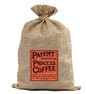 BUR43 Burlap Bag Vintage Style Bag Coffee