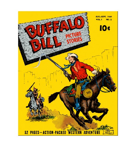 MS628 Vintage Style Metal Sign Buffalo Bill