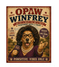 MS520 Vintage Style Metal Sign Funny Dog Sign