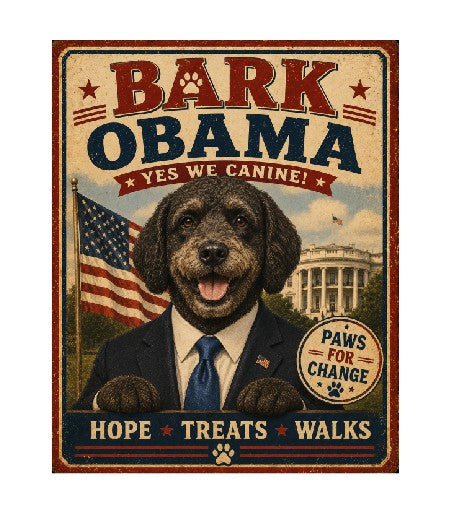 MS554 Vintage Style Metal Sign Funny Dog Sign