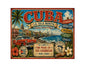 MS690 Vintage Style Metal Sign Cuba