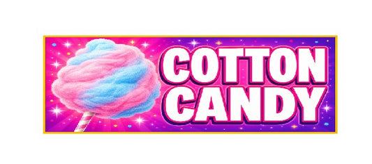 SS07 Metal Sign Cotton Candy