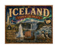 MS694 Vintage Style Metal Sign Iceland