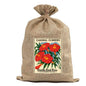 BUR96 Burlap Bag Vintage Style Bag Garden Seeds Cardinal