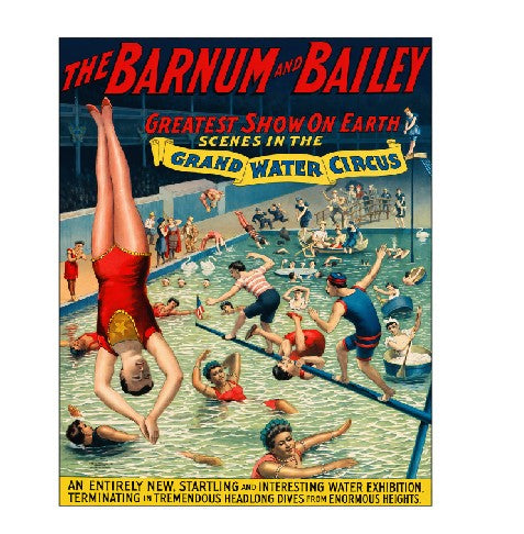 MS320 Vintage Style Metal Sign Barnum and Bailey