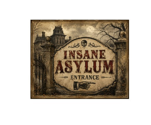 MS788 Vintage Style Metal Sign Halloween