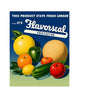 MS836 Vintage Style Metal Sign Fruits and Vegetables