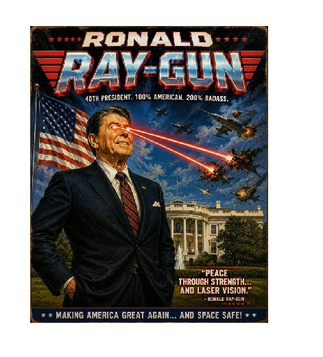 MS529 Wall Art Metal Sign Funny President sign