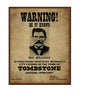 MS495 Vintage Style Metal Sign Warning Doc Holiday