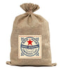 BUR86 Burlap Bag Vintage Style Bag Yeast