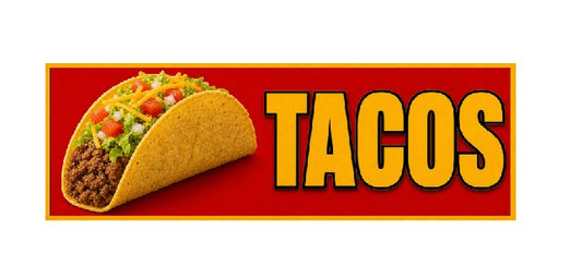 SS18 Metal Sign Tacos