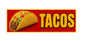 SS18 Metal Sign Tacos