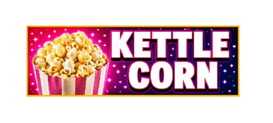 SS40 Metal Sign Kettle Corn
