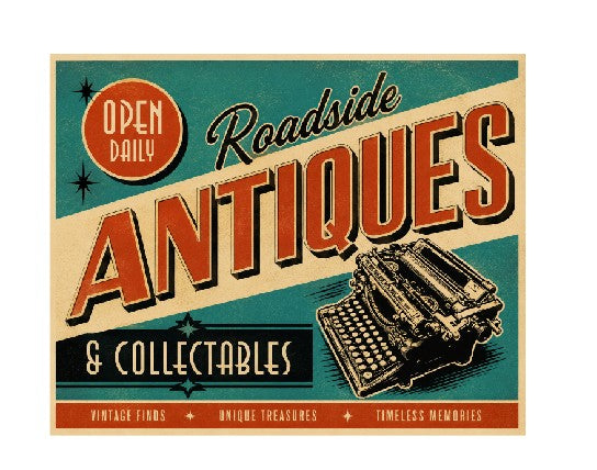 MS448 Vintage Style Metal Sign Antiques