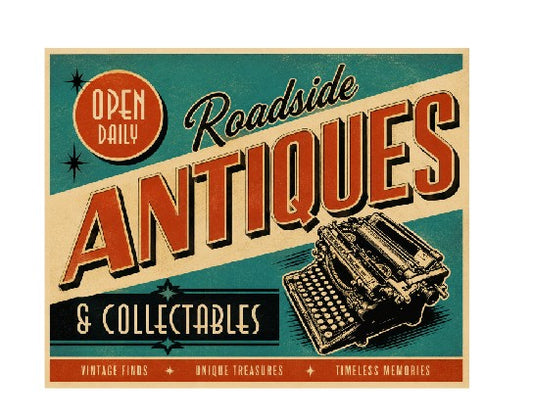 MS448 Vintage Style Metal Sign Antiques