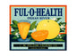 MS106  Crate Label Vintage Style Sign Metal Wall Deco Oranges Ful O Health