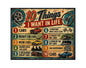 MS801 Vintage Style Metal Sign Funny Cars Sign